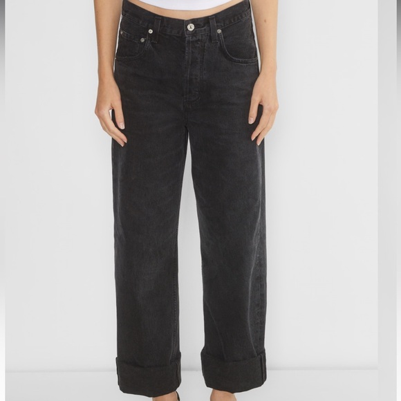 alya cuffed cropped jeans size 28 - bought in november 2024 - Picture 2 of 3